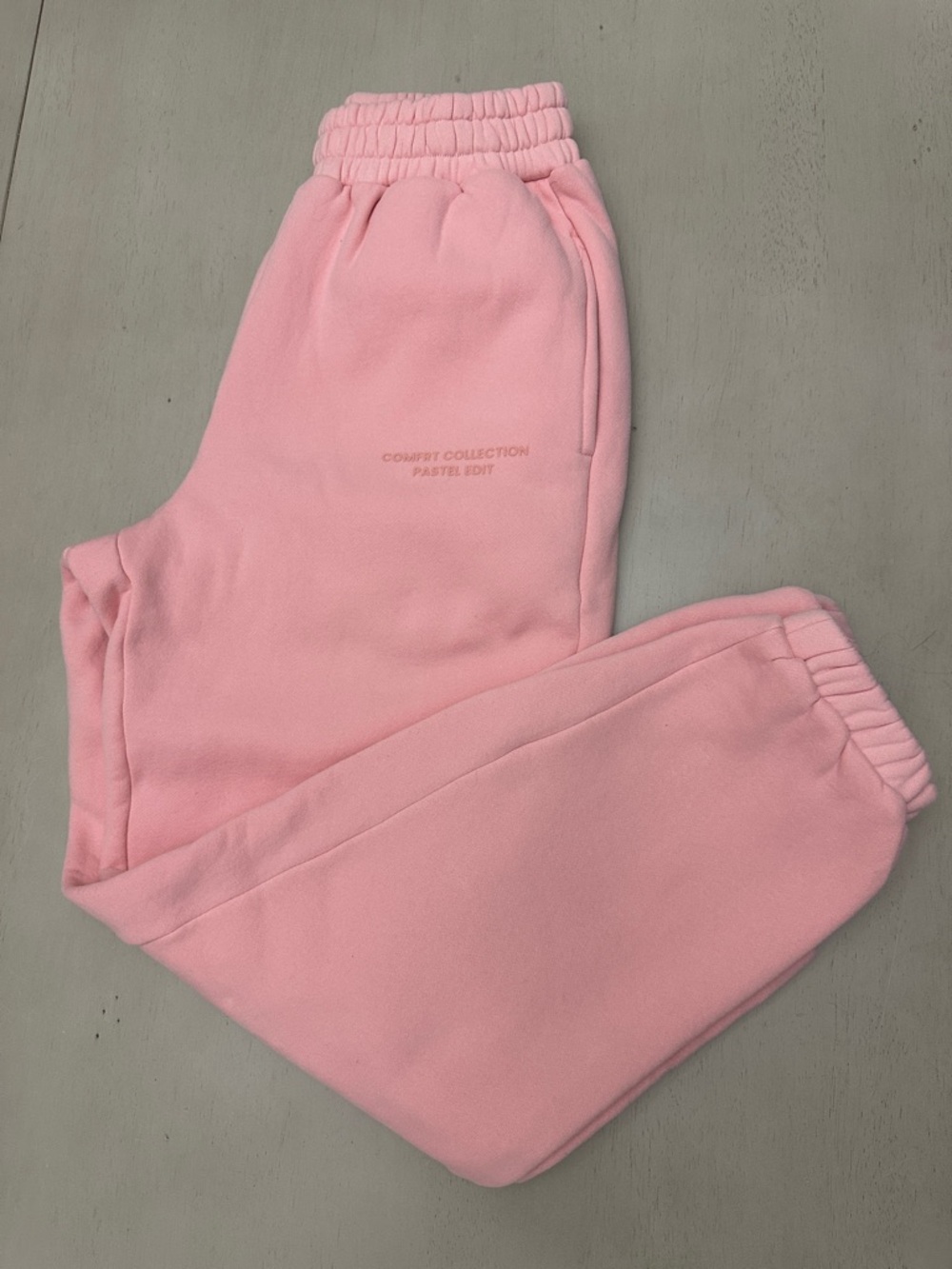 Comfrt Pastel Collection Sweatpants Joggers Pink - size XS - NWOT